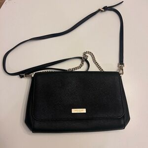 Kate Spade Black Crossbody Bag with Chain Strap